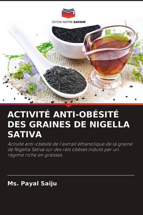 Produktbild: Activit&eacute; Anti-Ob&eacute;sit&eacute; des Graines De Nigella Sativa