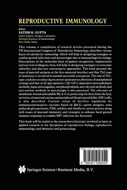 Produktbild: Reproductive Immunology