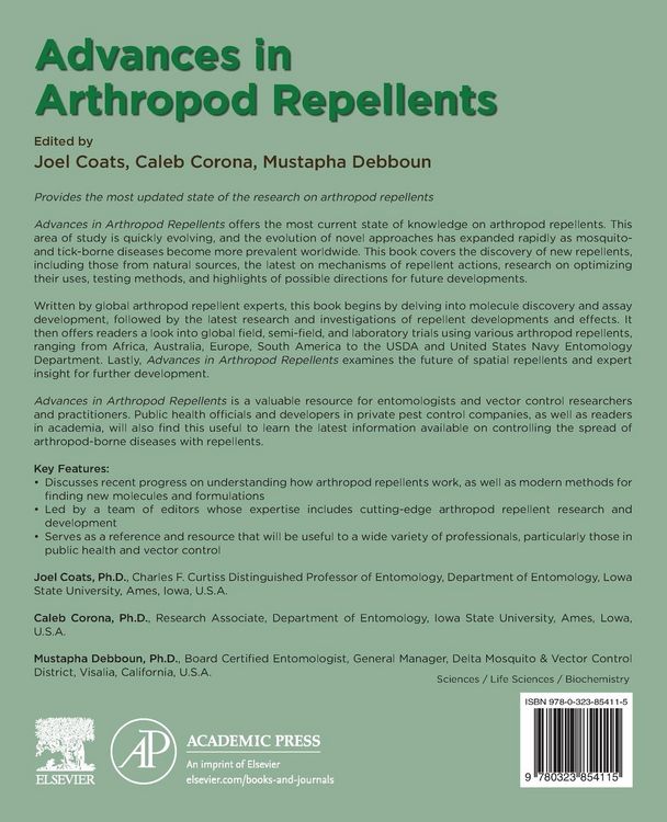 Produktbild: Advances in Arthropod Repellents