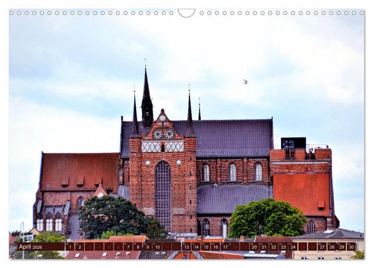 Produktbild: WISMAR die Hanststadt (Wandkalender 2026 DIN A3 quer), CALVENDO Monatskalender