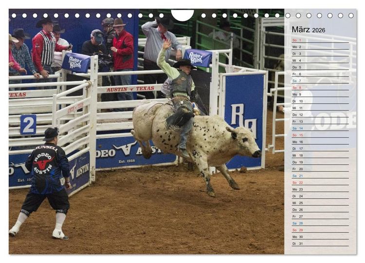 Produktbild: Faszination Rodeo (Wandkalender 2026 DIN A4 quer), CALVENDO Monatskalender