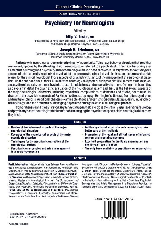 Produktbild: Psychiatry for Neurologists