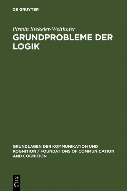 Produktbild: Grundprobleme der Logik
