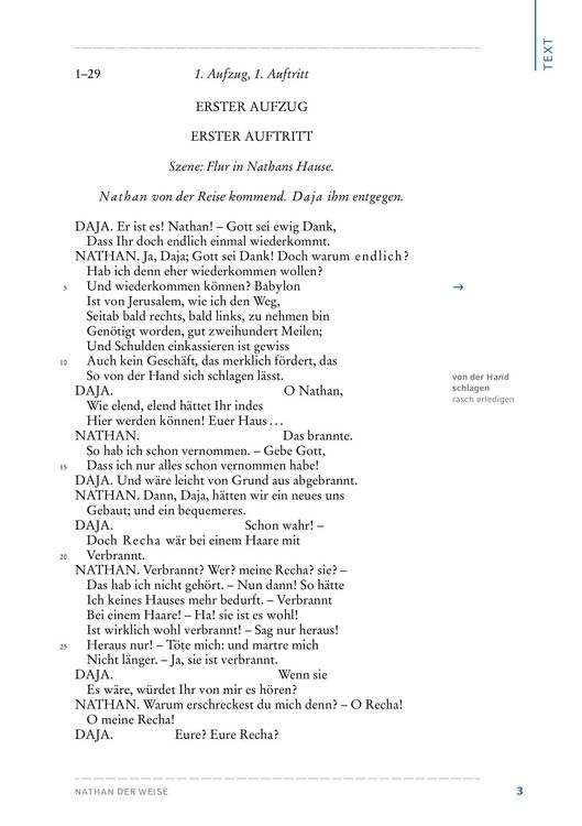 Produktbild: Nathan der Weise von Gotthold Ephraim Lessing (Textausgabe)
