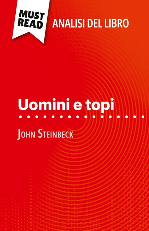 Produktbild: Uomini e topi di John Steinbeck (Analisi del libro)