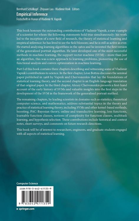 Produktbild: Empirical Inference
