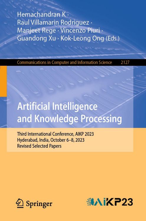 Produktbild: Artificial Intelligence and Knowledge Processing