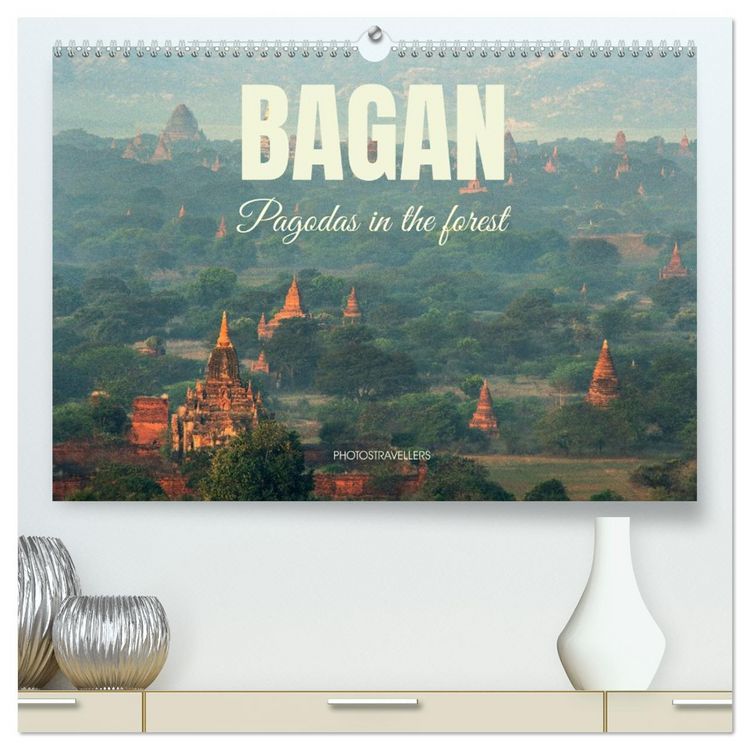 Produktbild: Bagan - Pagodas in the forest (High Quality Premium Wall Calendar 2026 DIN A2 landscape),CALVENDO 12 Month Wall Calendar