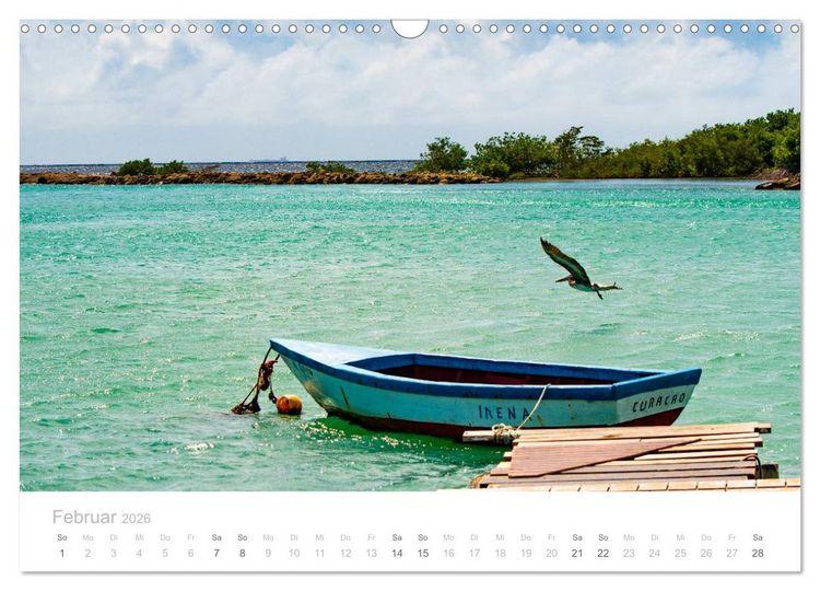 Produktbild: Trauminsel Cura&ccedil;ao (Wandkalender 2026 DIN A3 quer), CALVENDO Monatskalender