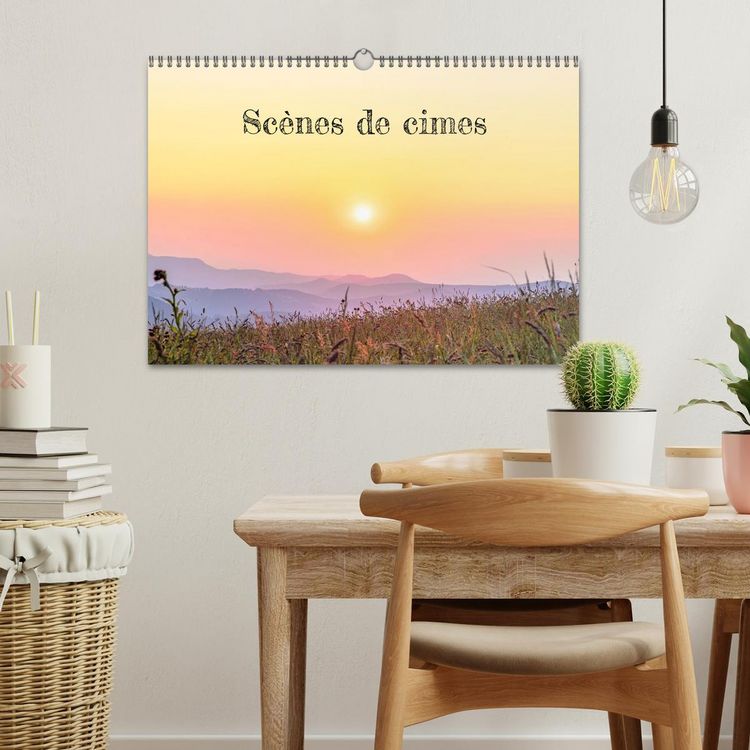Produktbild: Sc&egrave;nes de cimes (Calendrier mural 2026 DIN A3 vertical), CALVENDO calendrier mensuel