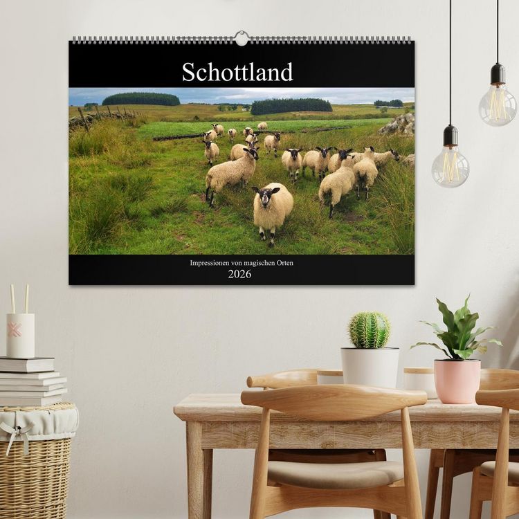 Produktbild: Schottland - Impressionen von magischen Orten (Wandkalender 2026 DIN A2 quer), CALVENDO Monatskalender