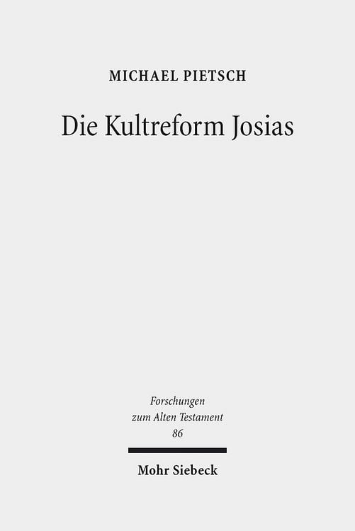 Produktbild: Die Kultreform Josias