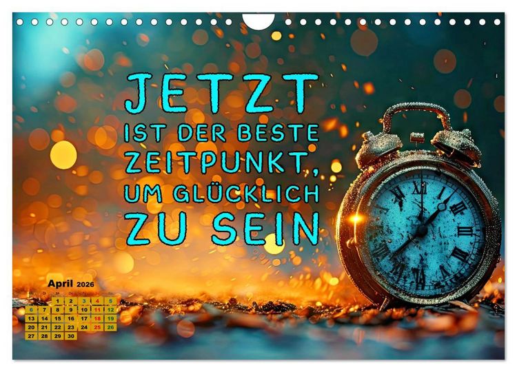 Produktbild: Work - Life - Balance - unterwegs mit coolen Spr&uuml;chen (Wandkalender 2026 DIN A4 quer), CALVENDO Monatskalender