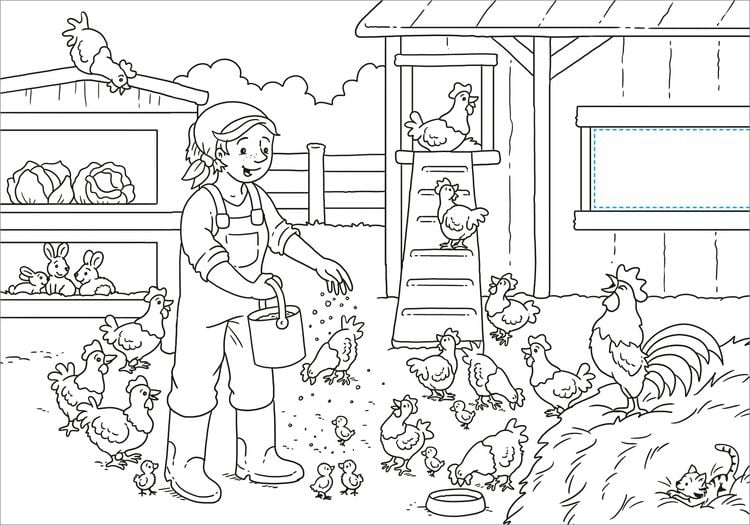 Produktbild: Schnipp Schnapp Malbuch. Bauernhof. Was steckt dahinter?