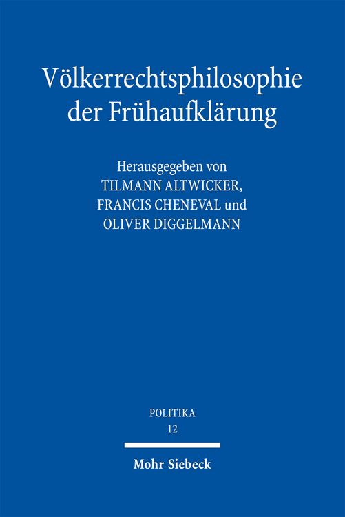 Produktbild: V&ouml;lkerrechtsphilosophie der Fr&uuml;haufkl&auml;rung