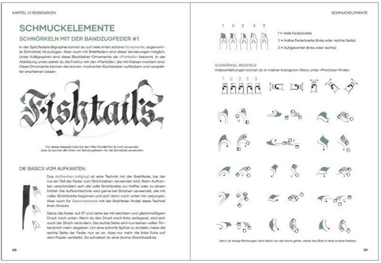 Produktbild: Praxisbuch Kalligraphie Alphabete