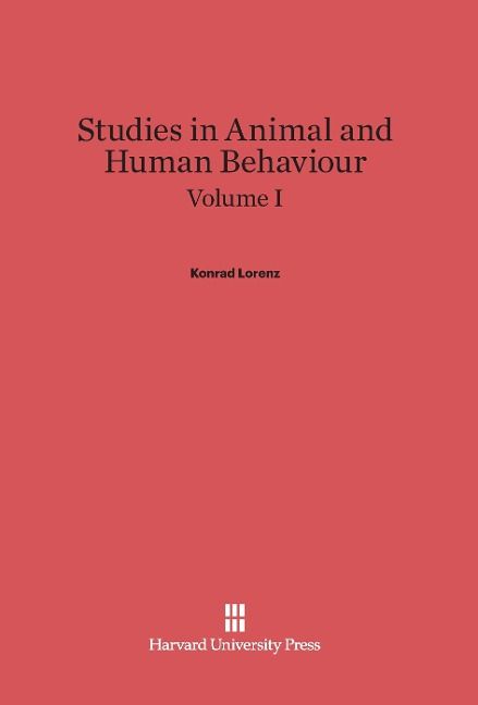 Produktbild: Studies in Animal and Human Behaviour, Volume I