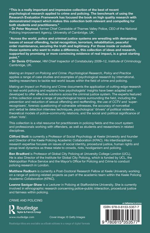 Produktbild: Making an Impact on Policing and Crime
