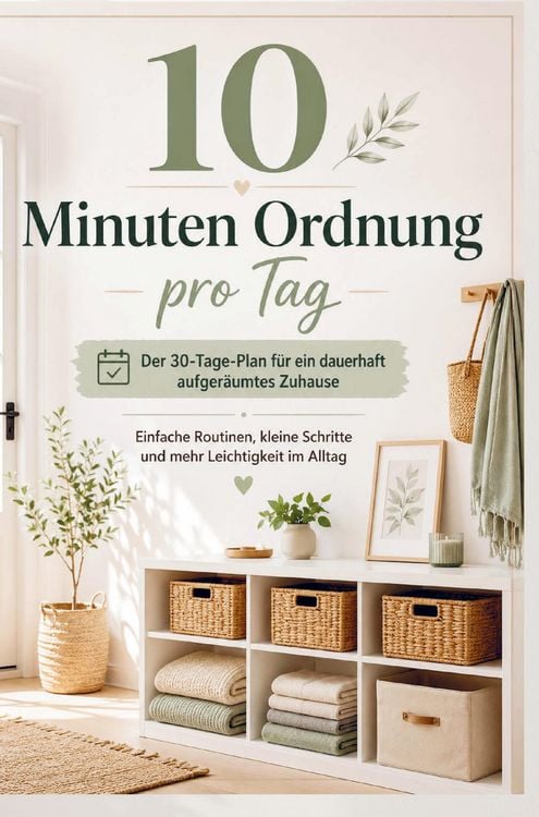 Produktbild: 10 Minuten Ordnung pro Tag: Der 30-Tage-Plan f&uuml;r ein dauerhaft aufger&auml;umtes Zuhause