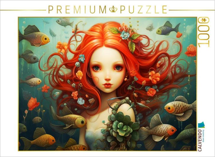 Produktbild: CALVENDO Puzzle Zauberhafte Meerjungfrauen | 1000 Teile Lege-Gr&ouml;&szlig;e 64x48cm Foto-Puzzle f&uuml;r gl&uuml;ckliche Stunden