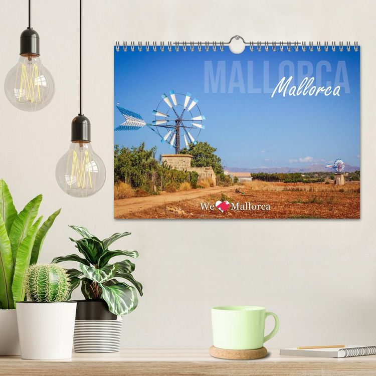 Produktbild: Mallorca, Mallorca (Wandkalender 2026 DIN A4 quer), CALVENDO Monatskalender