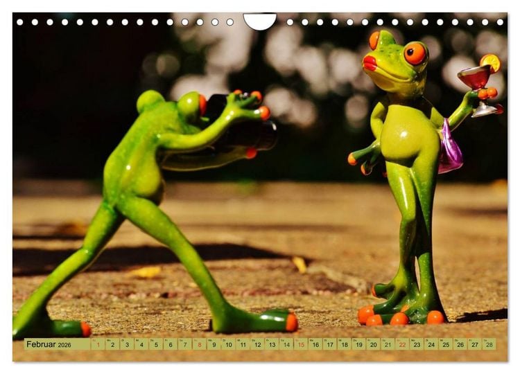 Produktbild: Froschsommer. Liebe, Sonne und Urlaub (Wandkalender 2026 DIN A4 quer), CALVENDO Monatskalender