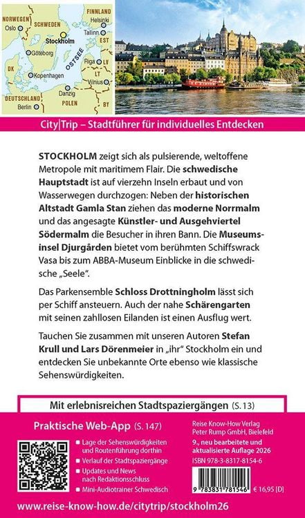 Produktbild: Reise Know-How CityTrip Stockholm
