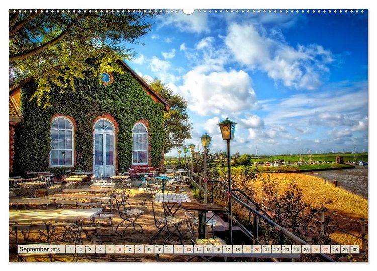 Produktbild: Friesland - Nordseebad Dangast (Wandkalender 2026 DIN A2 quer), CALVENDO Monatskalender