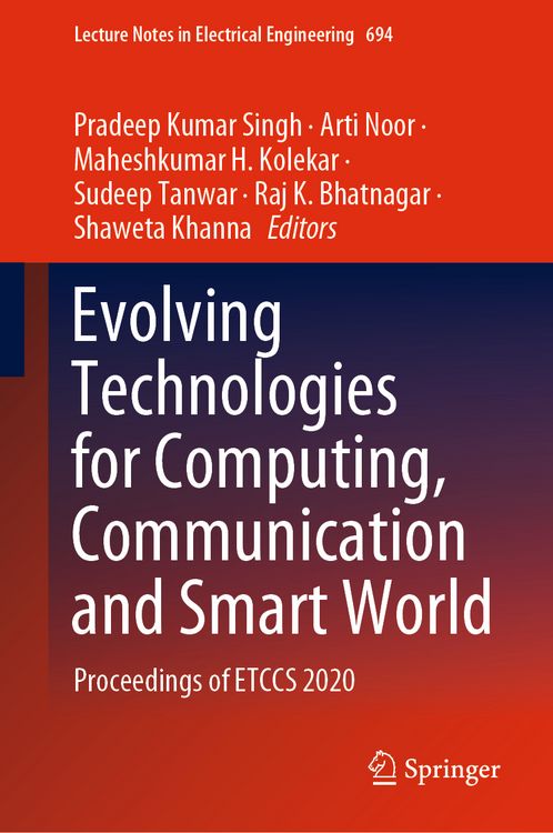 Produktbild: Evolving Technologies for Computing, Communication and Smart World