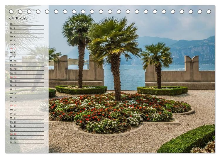 Produktbild: GARDASEE Idyllische Orte (Tischkalender 2026 DIN A5 quer), CALVENDO Monatskalender