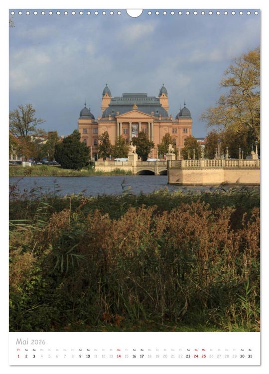 Produktbild: Ein Tag durch Schwerin (Wandkalender 2026 DIN A3 hoch), CALVENDO Monatskalender