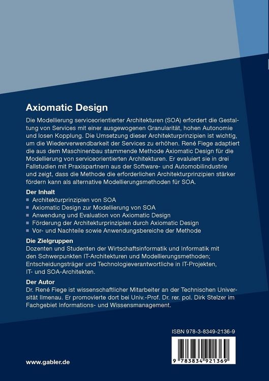 Produktbild: Axiomatic Design