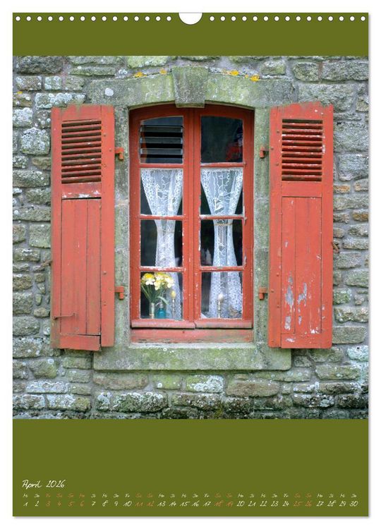 Produktbild: Alte Fenster (Wandkalender 2026 DIN A3 hoch), CALVENDO Monatskalender