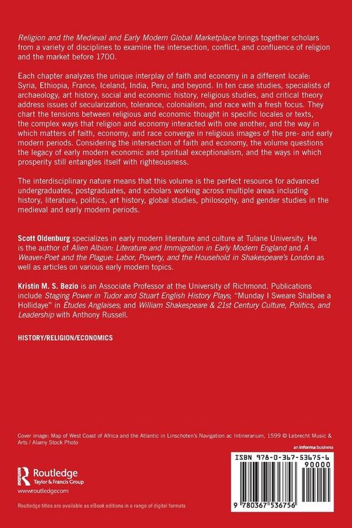 Produktbild: Religion and the Medieval and Early Modern Global Marketplace