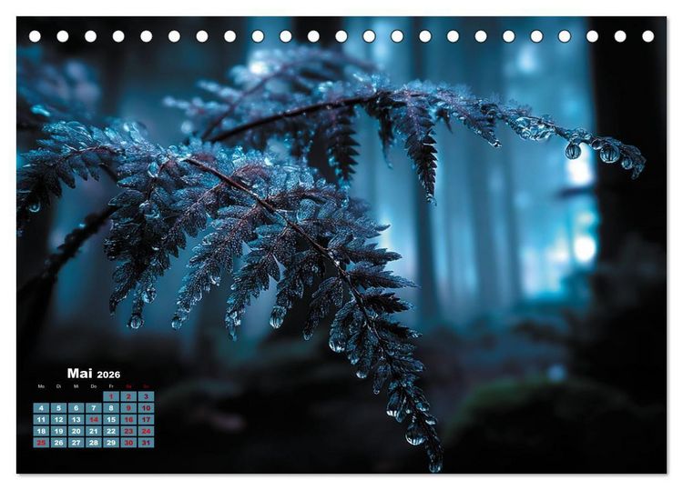 Produktbild: Herbstgefl&uuml;ster - Farben, die vom Wind erz&auml;hlen (Tischkalender 2026 DIN A5 quer), CALVENDO Monatskalender