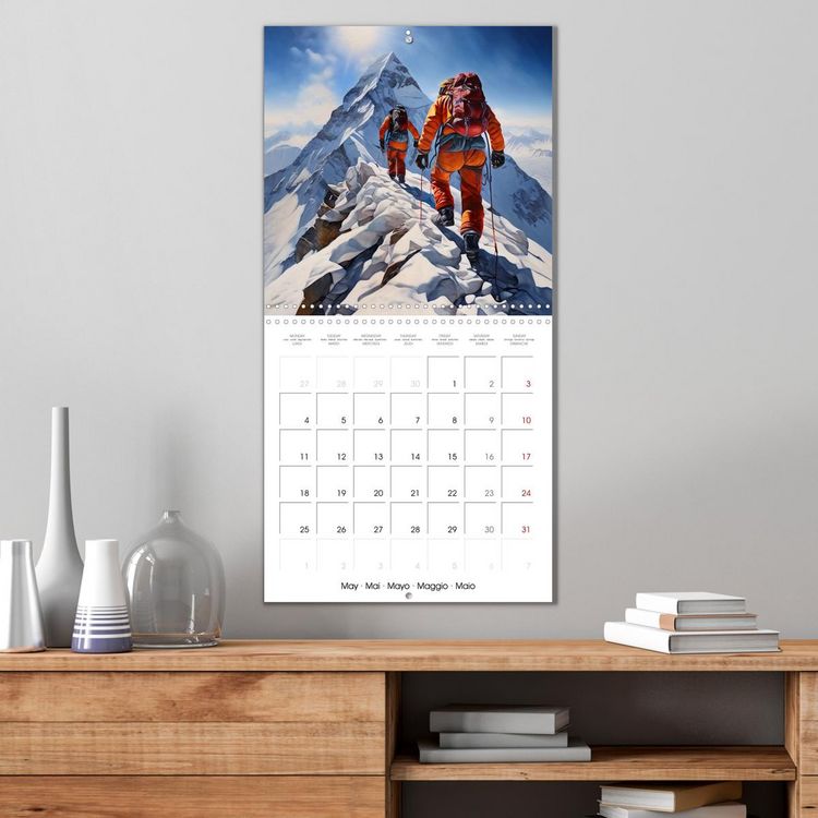 Produktbild: Mountaineers - Extreme mountaineering (Wall Calendar 2026 12 &times; 12 Inch) CALVENDO 12 Month Wall Calendar
