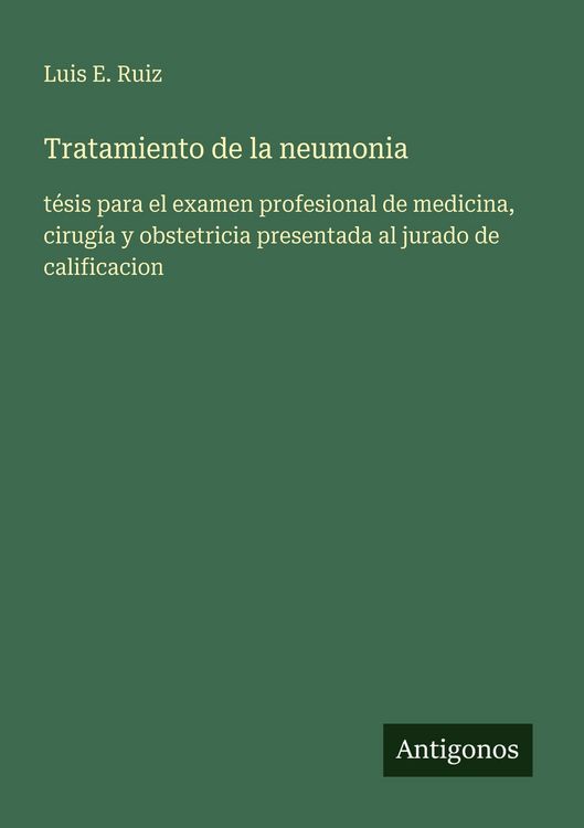 Produktbild: Tratamiento de la neumonia