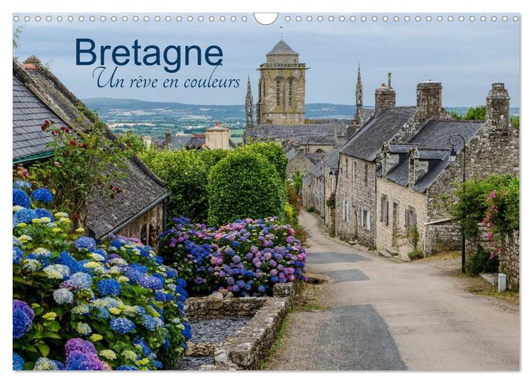 Produktbild: Bretagne Un r&ecirc;ve en couleurs (Calendrier mural 2026 DIN A3 vertical), CALVENDO calendrier mensuel