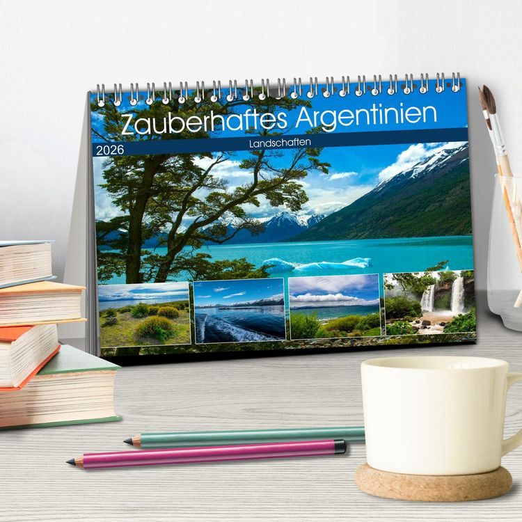 Produktbild: Zauberhaftes Argentinien (Tischkalender 2026 DIN A5 quer), CALVENDO Monatskalender