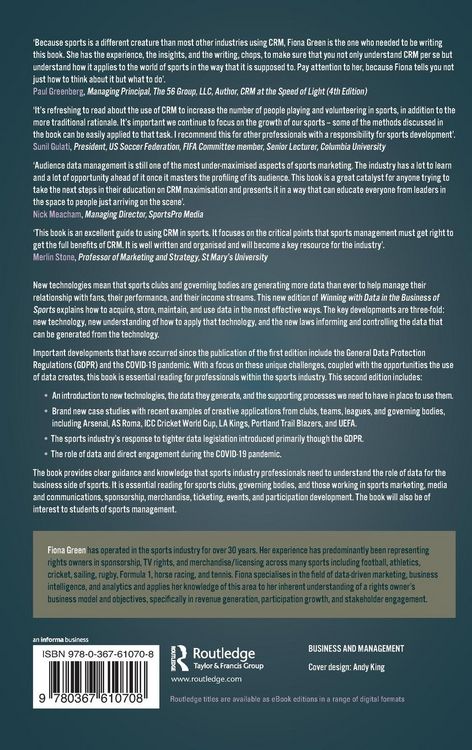 Produktbild: Winning with Data in the Business of Sports