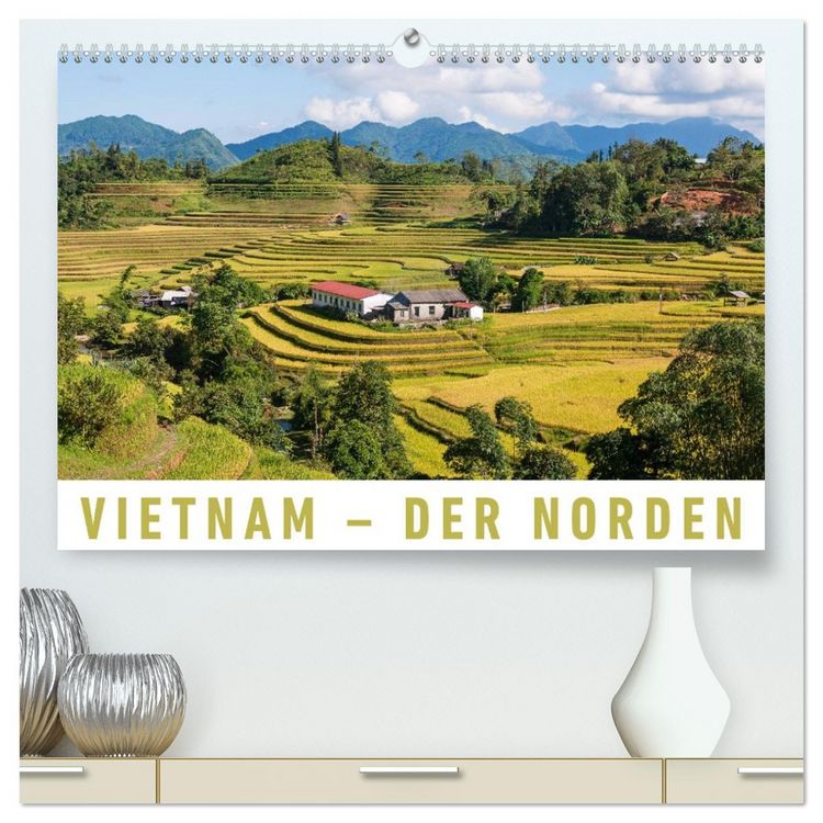 Produktbild: Vietnam - Der Norden (hochwertiger Premium Wandkalender 2026 DIN A2 quer), Kunstdruck in Hochglanz