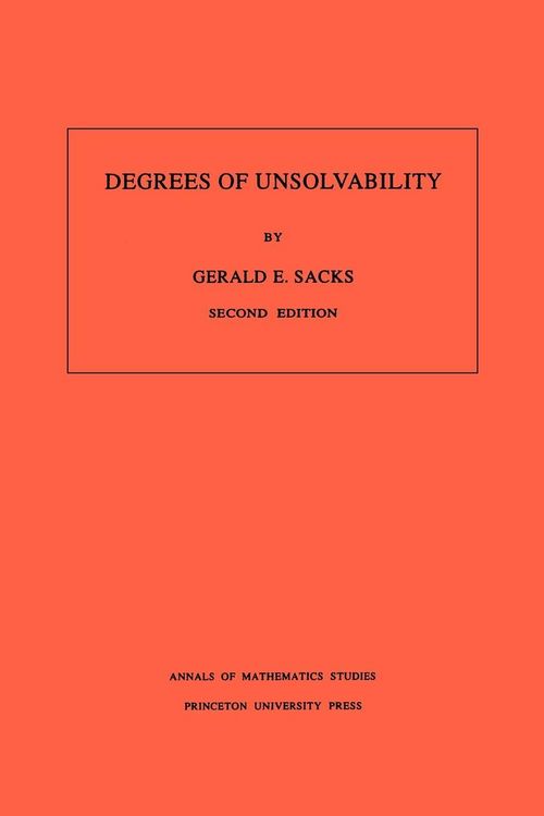 Produktbild: Degrees of Unsolvability