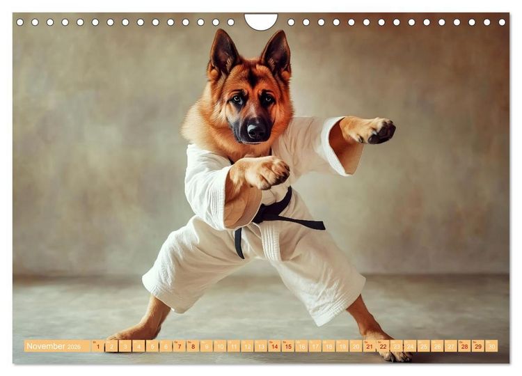 Produktbild: Lustige Sportarten f&uuml;r Hunde (Wandkalender 2026 DIN A4 quer), CALVENDO Monatskalender