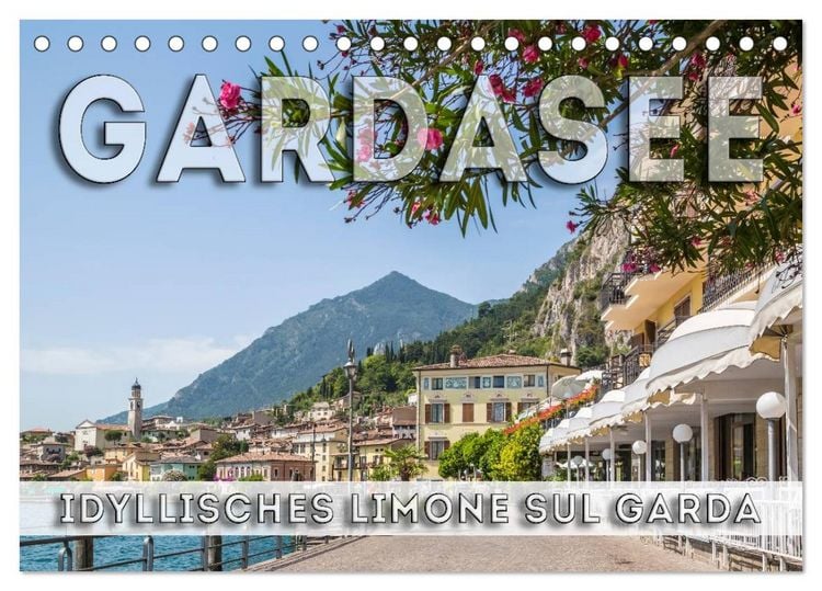 Produktbild: GARDASEE Idyllisches Limone sul Garda (Tischkalender 2026 DIN A5 quer), CALVENDO Monatskalender