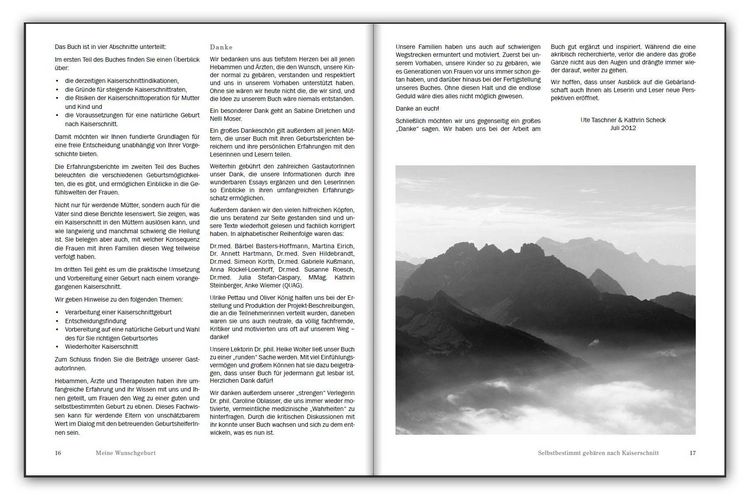 Produktbild: Meine Wunschgeburt - Selbstbestimmt geb&auml;ren nach Kaiserschnitt: Begleitbuch f&uuml;r Schwangere, ihre Partner und geburtshilfliche Fachpersonen