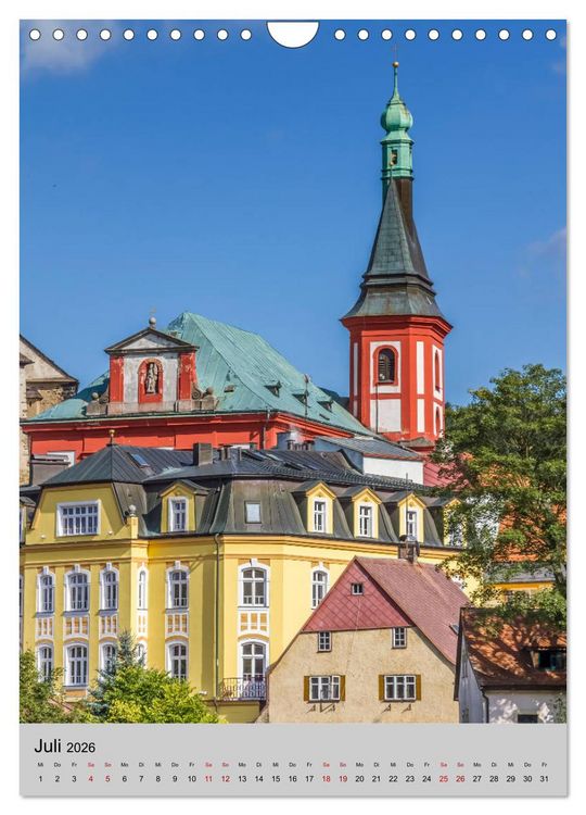 Produktbild: LOKET UND EGER Zwei idyllische Orte in Westb&ouml;hmen (Wandkalender 2026 DIN A4 hoch), CALVENDO Monatskalender
