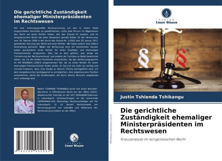 Produktbild: Die gerichtliche Zust&auml;ndigkeit ehemaliger Ministerpr&auml;sidenten im Rechtswesen