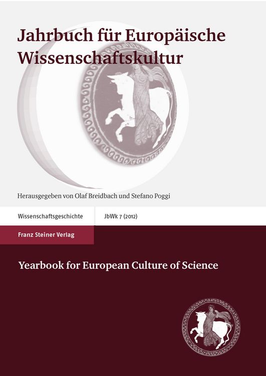 Produktbild: Jahrbuch f&uuml;r Europ&auml;ische Wissenschaftskultur 7 (2012) / Yearbook for European Culture of Science 7 (2012)
