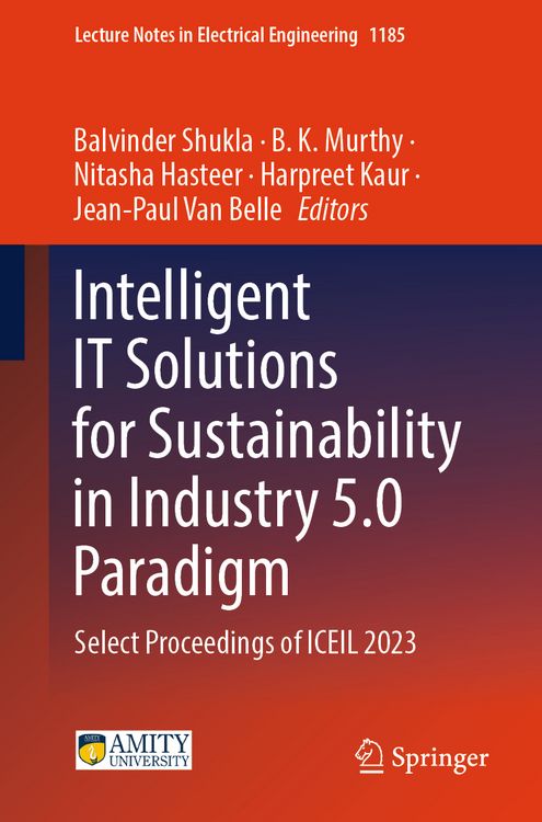 Produktbild: Intelligent IT Solutions for Sustainability in Industry 5.0 Paradigm