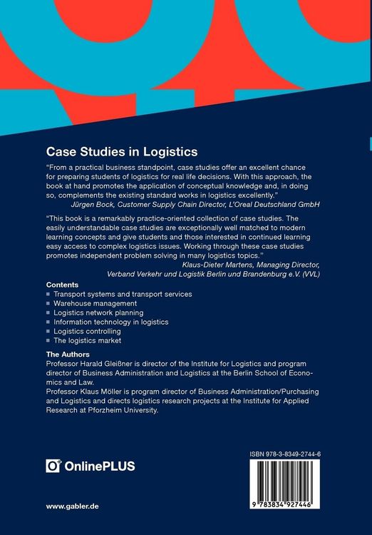 Produktbild: Case Studies in Logistics